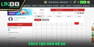 cách tạo dàn đề 60
