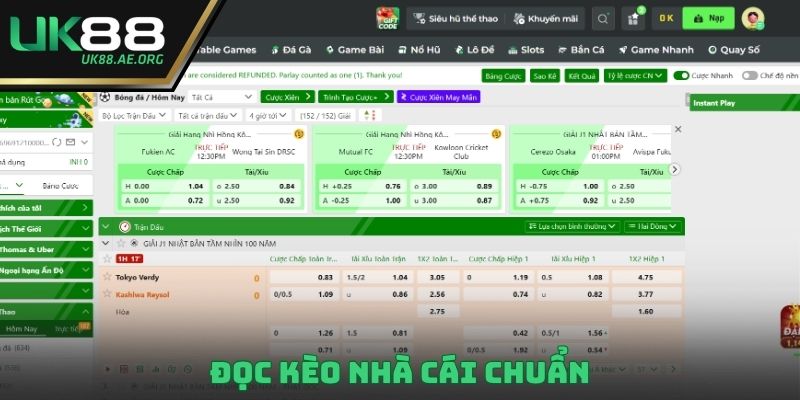 đọc kèo nhà cái chuẩn