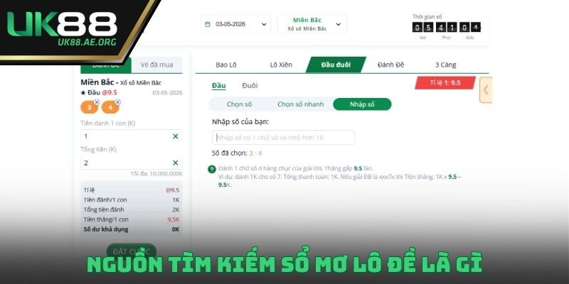 Nguồn tìm kiếm sổ mơ lô đề là gì